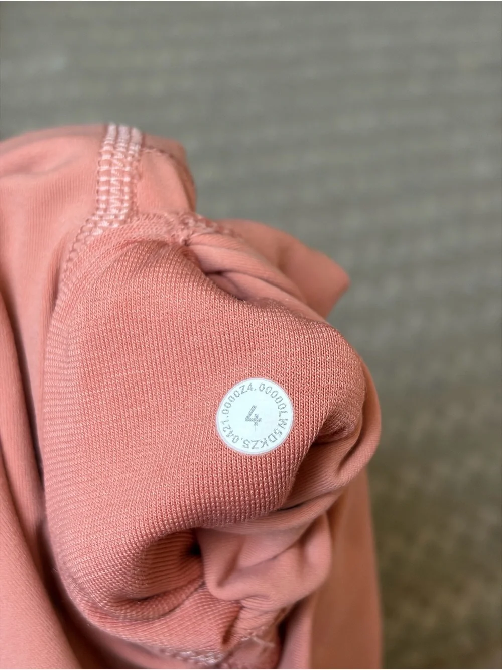 lululemon athletica Coral Peach High-Rise Athletic leggings